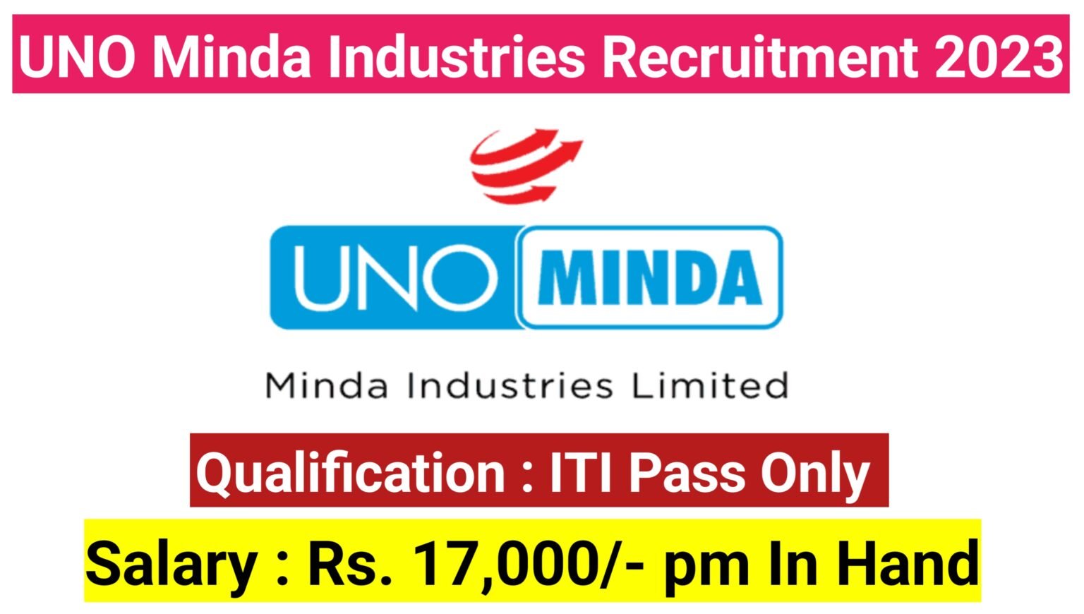 Uno Minda Industries Recruitment Iti Jobs