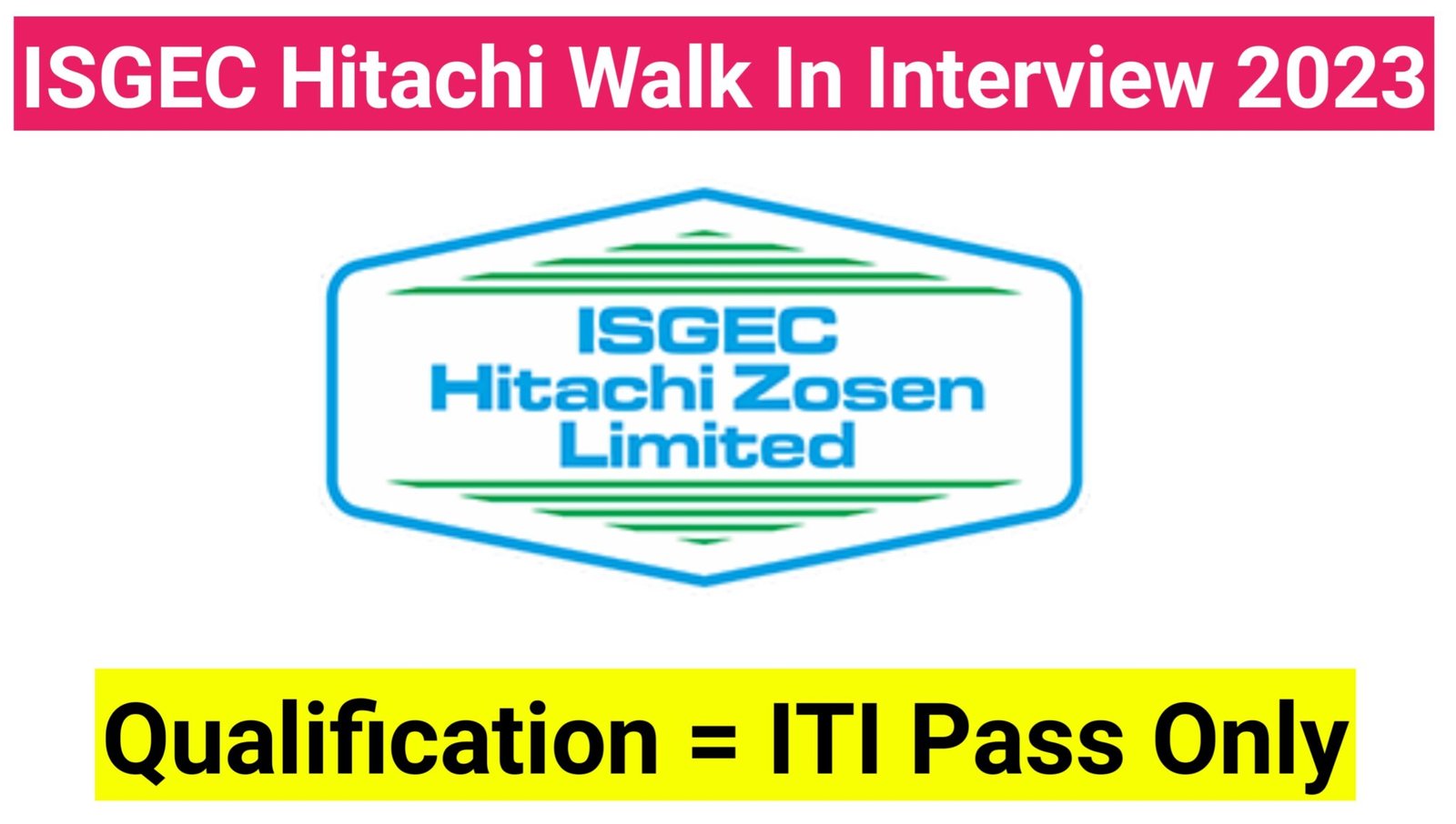 Isgec Hitachi Zosen Ltd Walk In Interview