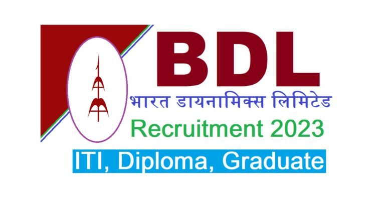 Bdl Recruitment Iti Jobs