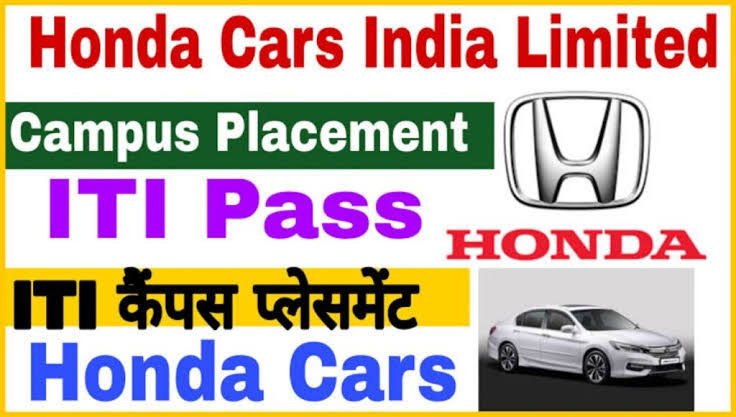 Honda Cars Campus Placement Iti Jobs