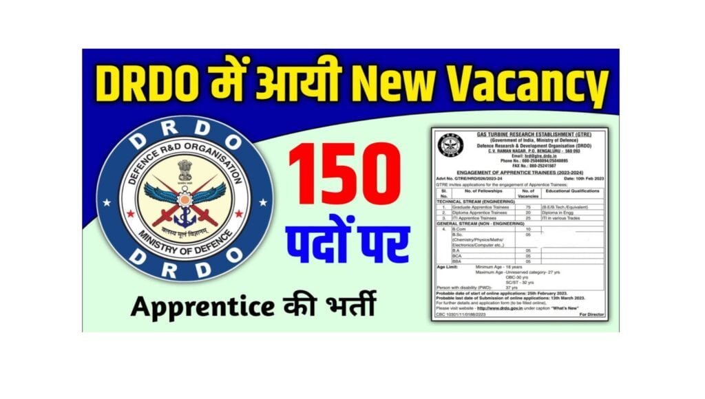 DRDO Apprentice Recruitment 2023 | Apply Now