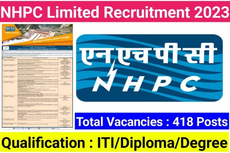 Nhpc Limited Recruitment