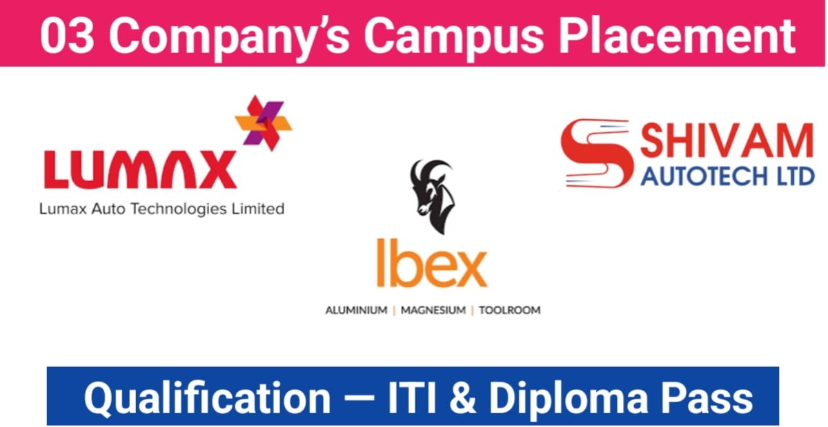 LUMAX AUTO TECNOLOGIES Ltd & 02 Other Company’s Campus Placement 2024 ...