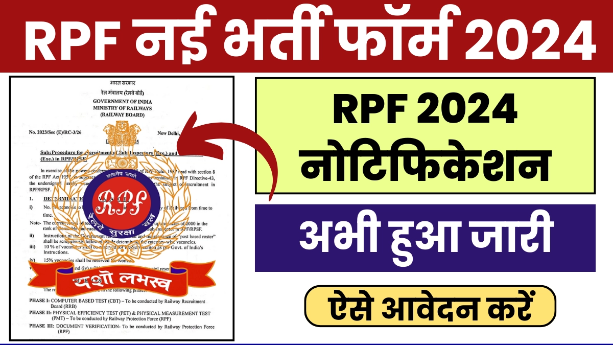 RPF Recruitment 2024 - ITI Jobs